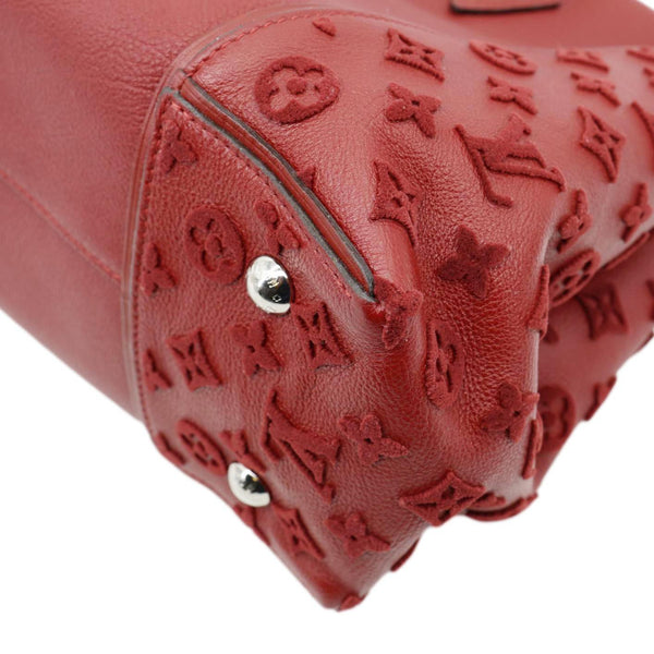 LOUIS VUITTON W PM Veau Cachemire Calfskin Tote Bag Maroon