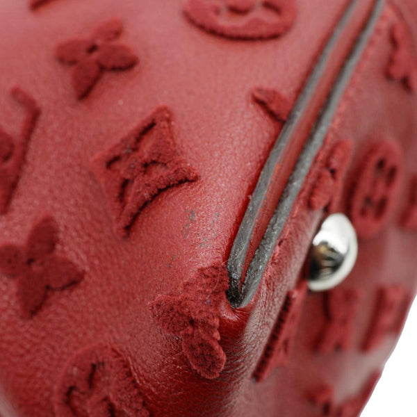 LOUIS VUITTON W PM Veau Cachemire Calfskin Tote Bag Maroon