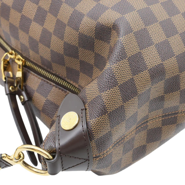 LOUIS VUITTON Duomo Damier Ebene Hobo Bag Brown