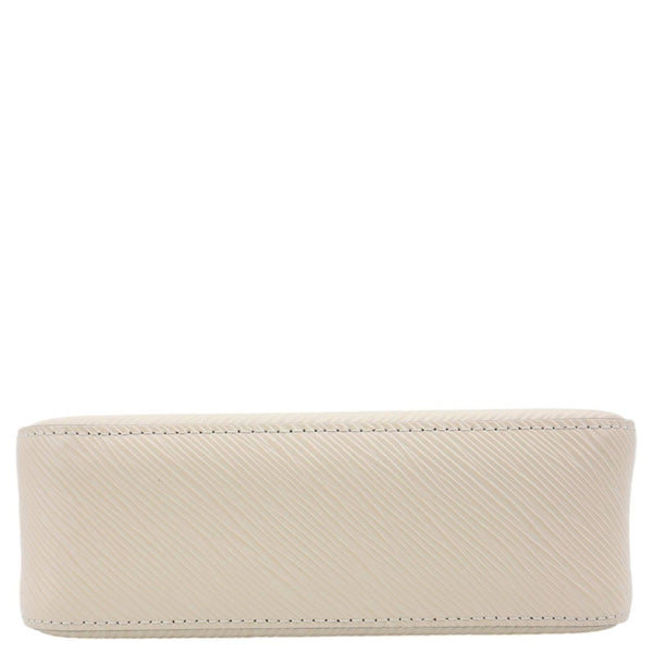 LOUIS VUITTON Marellini Epi Leather Shoulder Bag Quartz White