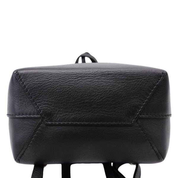 LOUIS VUITTON My Lockme Mini Soft Calfskin Pins Leather Backpack Black