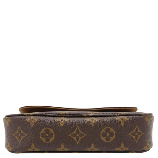 LOUIS VUITTON Ivy Monogram Canvas Wallet on Chain Brown