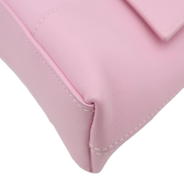 Balenciaga Downtown Hourglass Small Soft Leather Shoulder Bag Pink