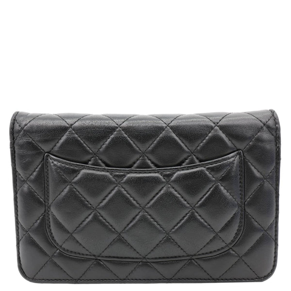 CHANEL WOC Wallet on Chain Leather Shoulder Bag Black