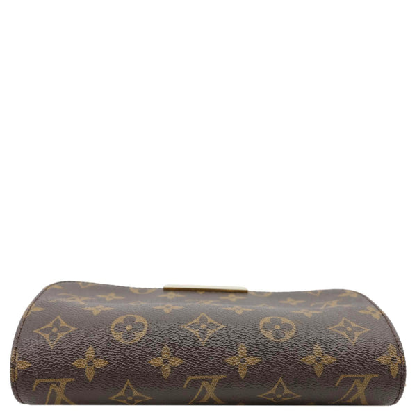 LOUIS VUITTON Favorite MM Monogram Canvas Shoulder Bag Brown