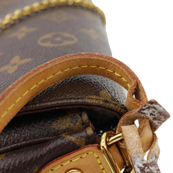 LOUIS VUITTON Favorite MM Monogram Canvas Shoulder Bag Brown