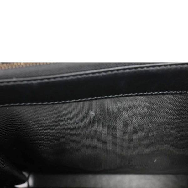 GUCCI GG Marmont Mini Matelasse Leather Crossbody Bag Black 474575