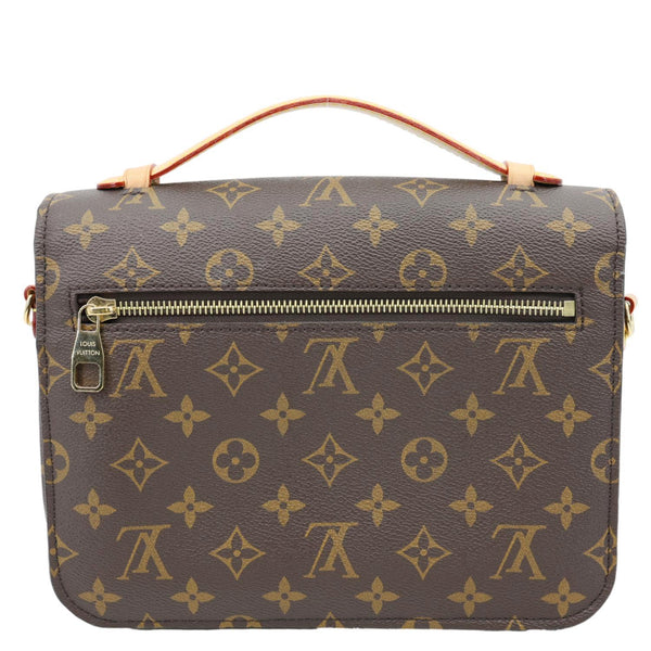 LOUIS VUITTON Metis Pochette Monogram Canvas Crossbody Bag Brown