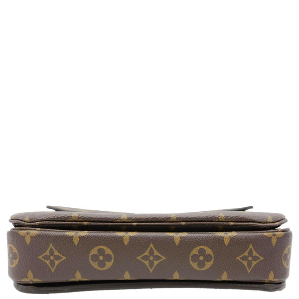 LOUIS VUITTON Metis Pochette Monogram Canvas Crossbody Bag Brown