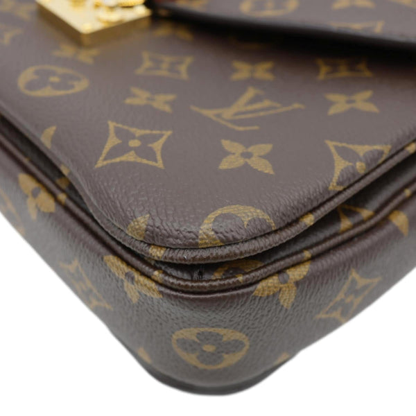 LOUIS VUITTON Metis Pochette Monogram Canvas Crossbody Bag Brown