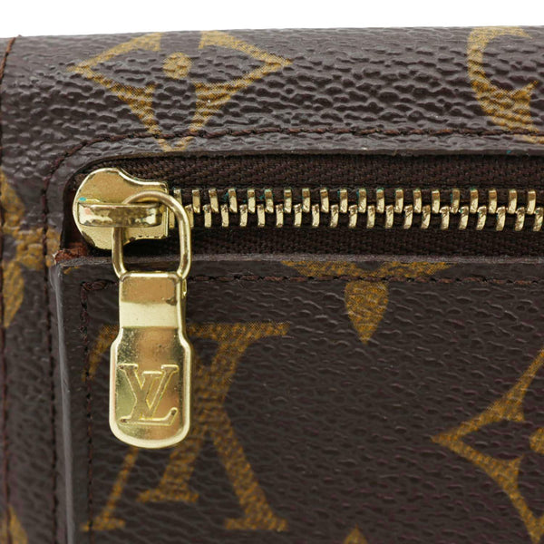 LOUIS VUITTON Koala Monogram Canvas Coin Purse Wallet Brown
