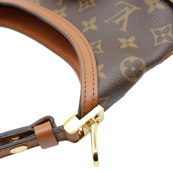 LOUIS VUITTON Dauphine Monogram Reverse Canvas Hobo Shoulder Bag Brown