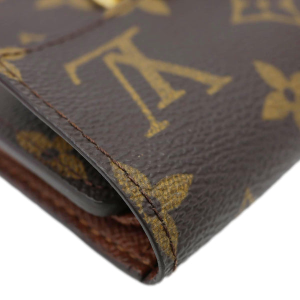 LOUIS VUITTON Koala Monogram Canvas Coin Purse Wallet Brown
