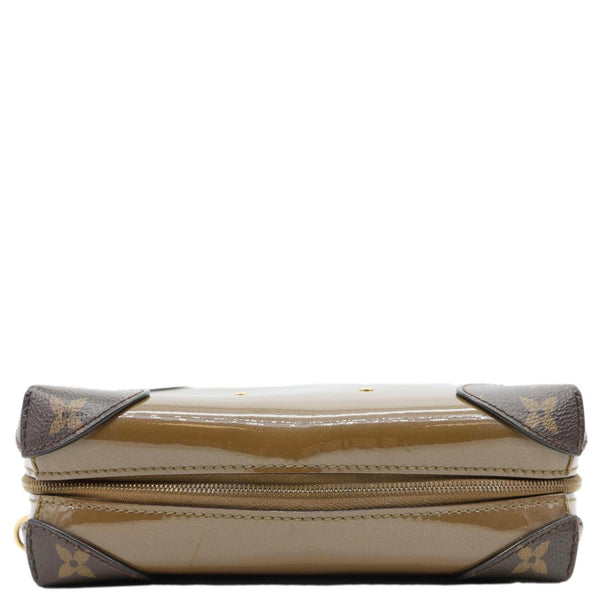 LOUIS VUITTON Venice Monogram Vernis Leather Shoulder Bag Bronze