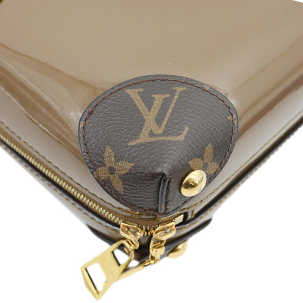 LOUIS VUITTON Venice Monogram Vernis Leather Shoulder Bag Bronze