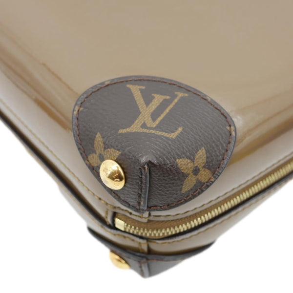 LOUIS VUITTON Venice Monogram Vernis Leather Shoulder Bag Bronze