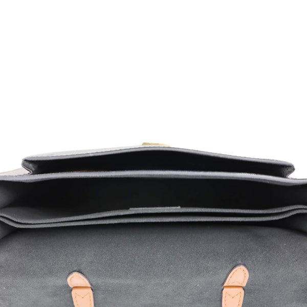 LOUIS VUITTON Vaugirard Monogram Canvas Shoulder Bag Brown