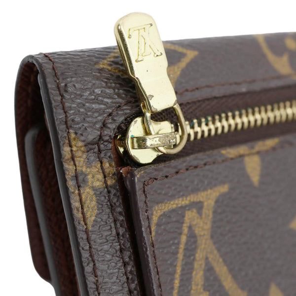 LOUIS VUITTON Koala Monogram Canvas Coin Purse Wallet Brown