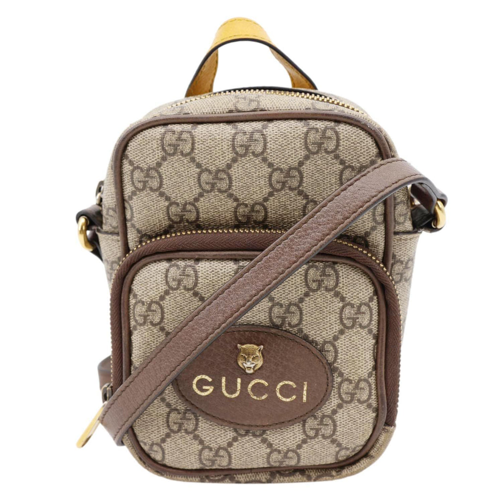 Gucci Neo Vintage Mini GG Supreme Beige Crossbody Bag
