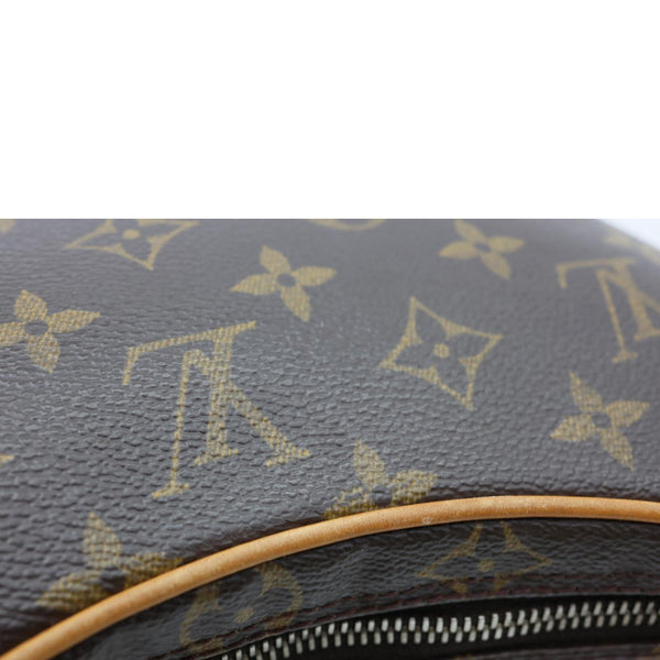 LOUIS VUITTON Croissant PM Monogram Canvas Shoulder Bag Brown
