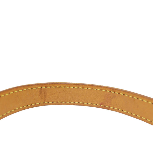 LOUIS VUITTON Croissant PM Monogram Canvas Shoulder Bag Brown