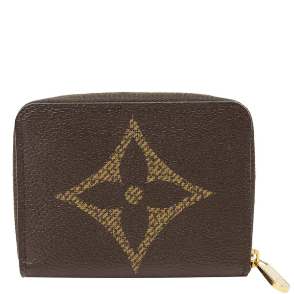 LOUIS VUITTON Monogram Giant Canvas Zippy Coin Purse Brown