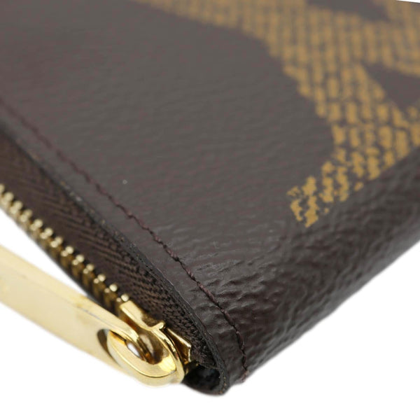 LOUIS VUITTON Monogram Giant Canvas Zippy Coin Purse Brown