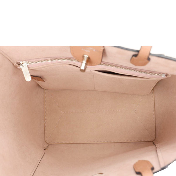 LOUIS VUITTON Lockme Cabas Leather Tote Bicolor