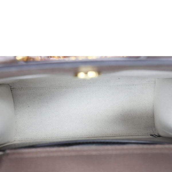 GUCCI Diana Bamboo Small GG Jumbo Canvas Tote Bag Beige 660195