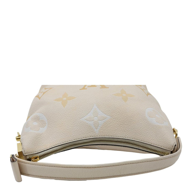 LOUIS VUITTON Marshmallow Giant By The Pool Empreinte Leather Hobo Bag Cream