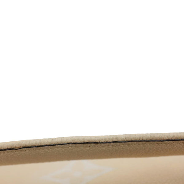 LOUIS VUITTON Marshmallow Giant By The Pool Empreinte Leather Hobo Bag Cream