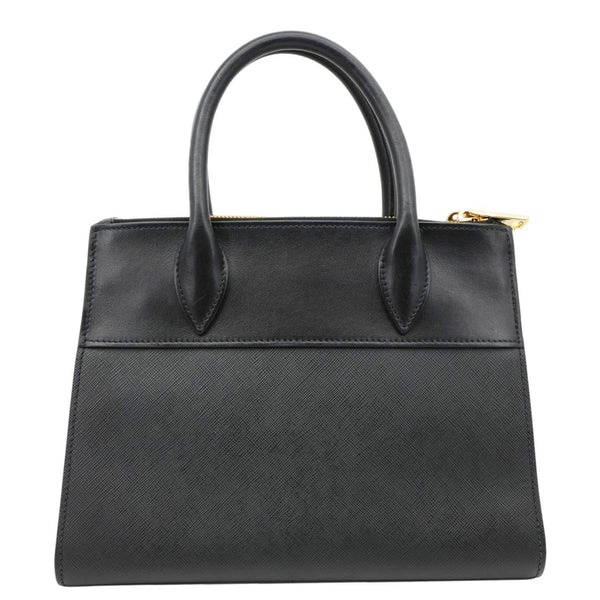 PRADA Paradigme Saffiano Leather Tote Shoulder Bag Black