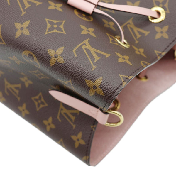 LOUIS VUITTON Neonoe MM Monogram Canvas Shoulder Bag Pink