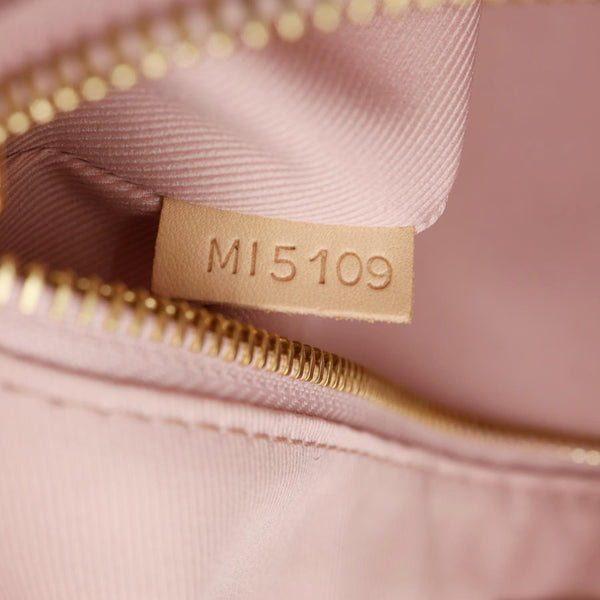 LOUIS VUITTON Graceful MM Damier Azur Hobo Bag Rose Ballerine