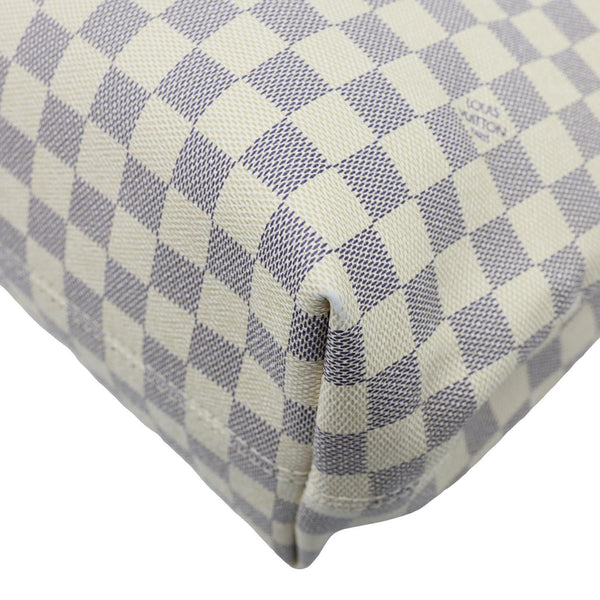 LOUIS VUITTON Graceful MM Damier Azur Hobo Bag Rose Ballerine