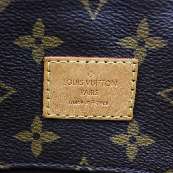 LOUIS VUITTON Melie Monogram Canvas Hobo Bag Brown