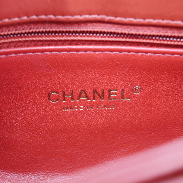 Chanel Chevron Lambskin Coco Envelope Flap Crossbody Bag Red