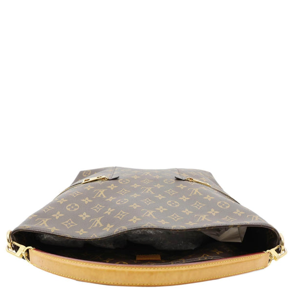 LOUIS VUITTON Melie Monogram Canvas Hobo Bag Brown