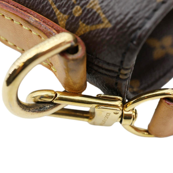 LOUIS VUITTON Melie Monogram Canvas Hobo Bag Brown