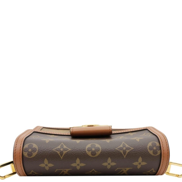 LOUIS VUITTON Dauphine Mini Monogram Reverse Canvas Shoulder Bag Brown