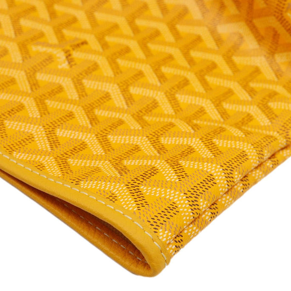 GOYARD Saint Louis GM Canvas Tote Bag Yellow