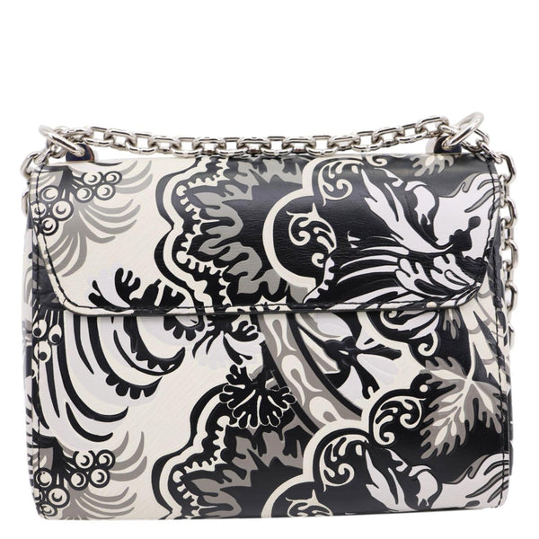 LOUIS VUITTON Twist PM Floral Epi Leather Crossbody Bag White