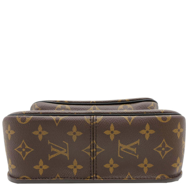 LOUIS VUITTON Passy NM Monogram Canvas Shoulder Bag Brown