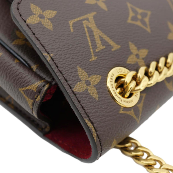 LOUIS VUITTON Passy NM Monogram Canvas Shoulder Bag Brown