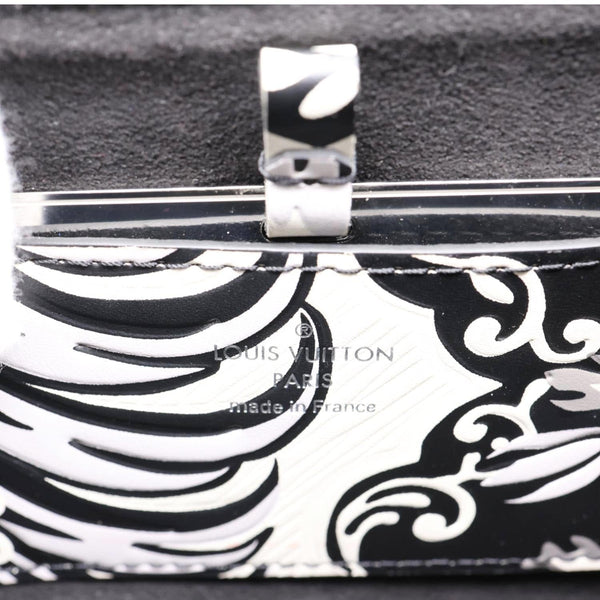 LOUIS VUITTON Twist PM Floral Epi Leather Crossbody Bag White