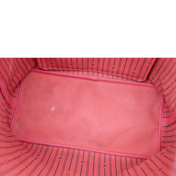 LOUIS VUITTON Neverfull GM Damier Ebene Tote Shoulder Bag Brown