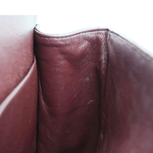 CHANEL Classic Jumbo Double Flap Quilted Caviar Leather Shoulder Bag Black