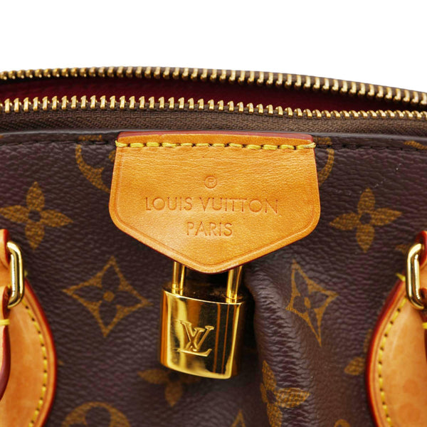 LOUIS VUITTON Boetie MM Monogram Canvas Zipped Tote Bag Brown