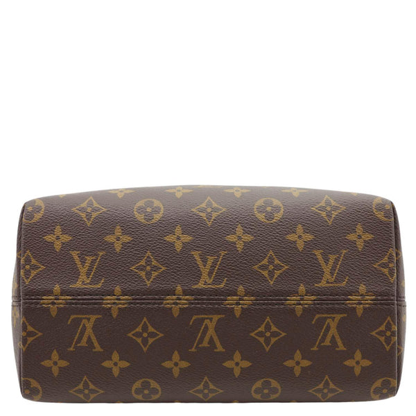 LOUIS VUITTON Boetie MM Monogram Canvas Zipped Tote Bag Brown