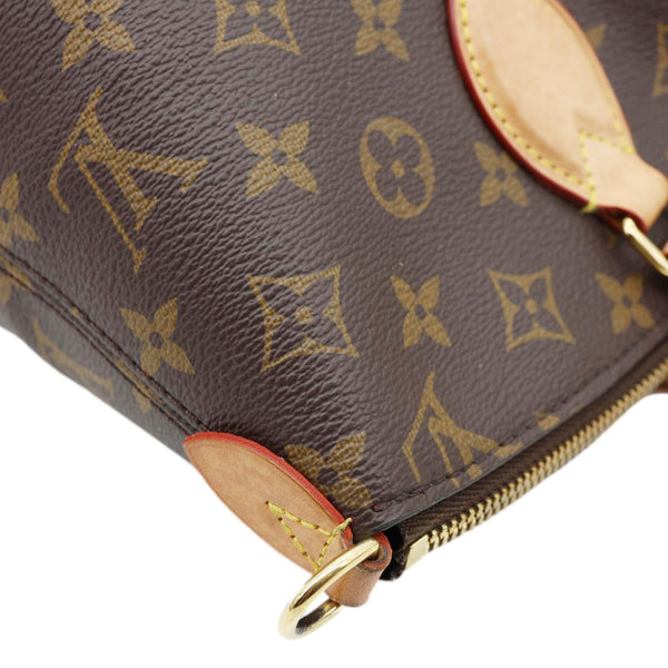 LOUIS VUITTON Boetie MM Monogram Canvas Zipped Tote Bag Brown